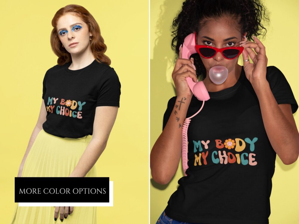 My body my choice vintage retro shirt