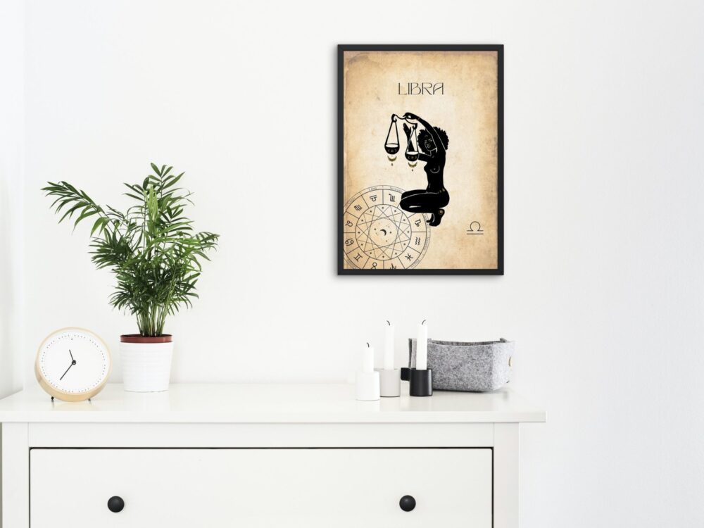 Libra Aesthetic Wall Art Print