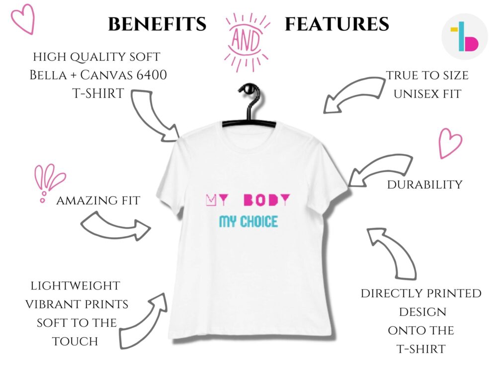 My Body My Choice Rights Shirt for Women