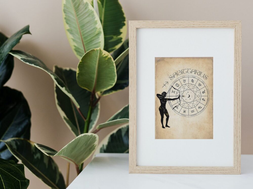 Sagittarius Gifts, Astrology Room Decor