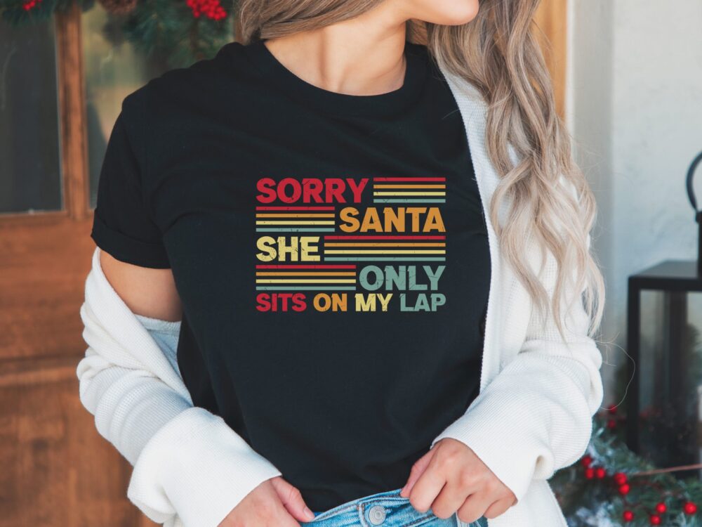 Funny adults retro Christmas shirt