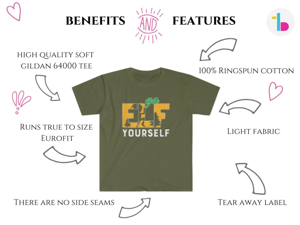 Go elf yourself Christmas sarcastic shirt