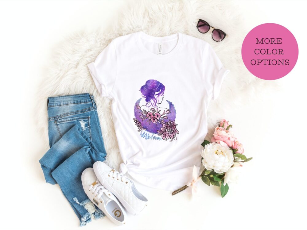 Blessed mama aesthetic shirt