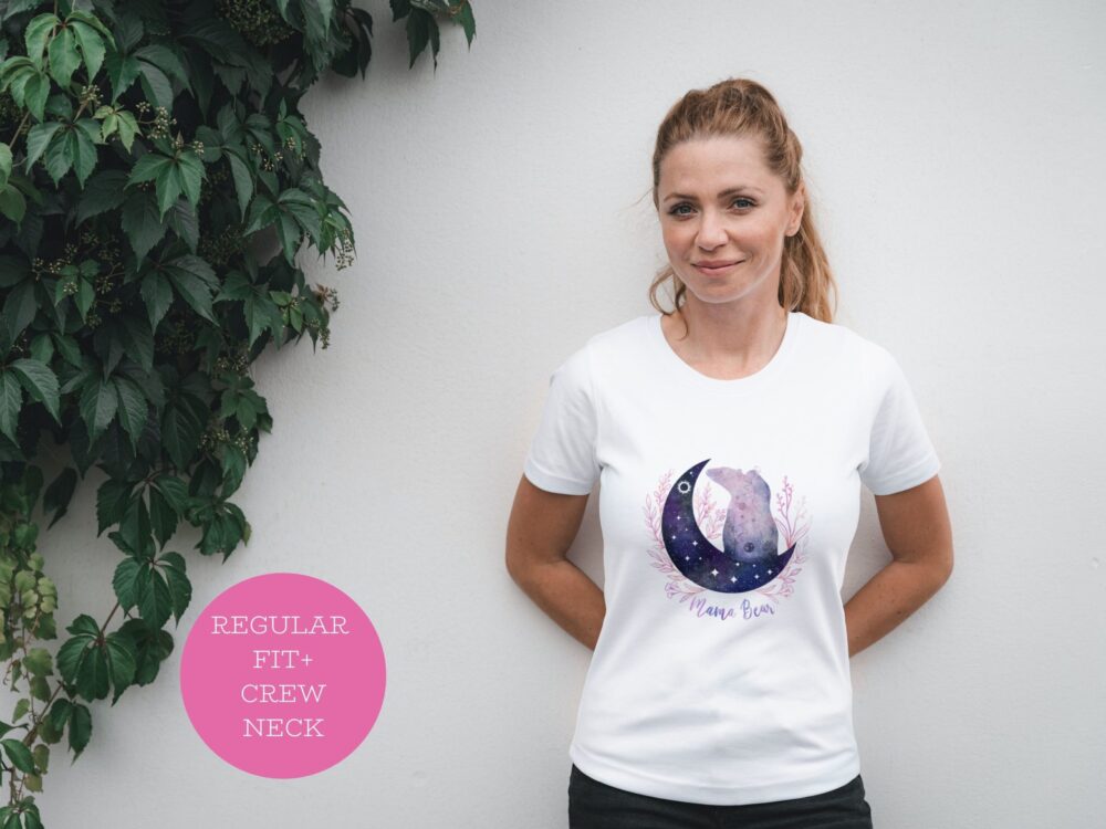 Mama bear t-shirt, Celestial boho shirt for mom