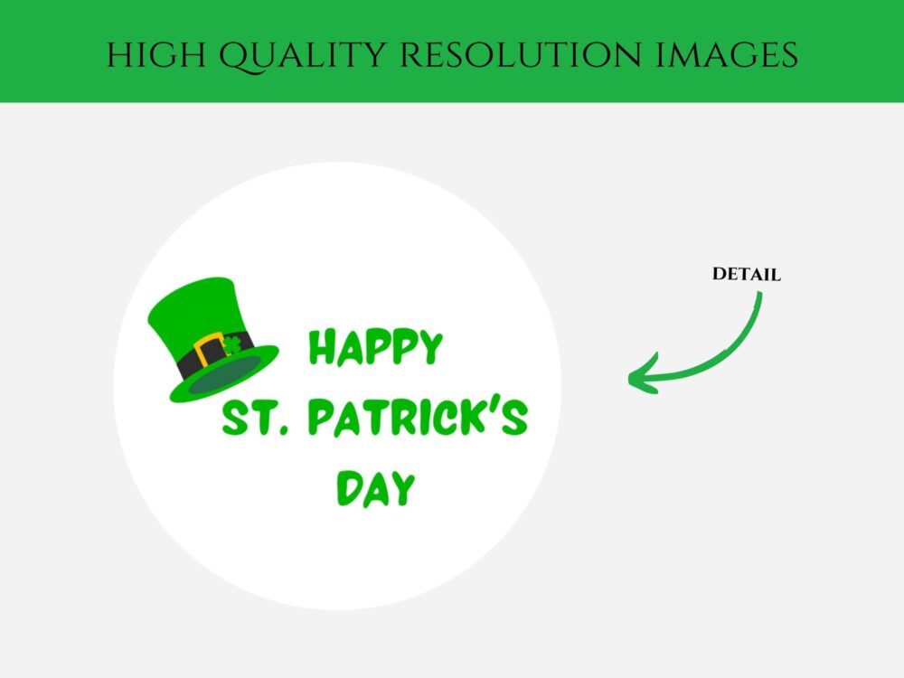 Happy St. Patricks Day Printable Folded Card, Instant Download