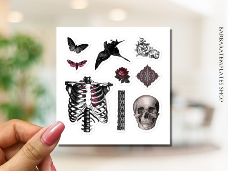 Gothic sticker pack