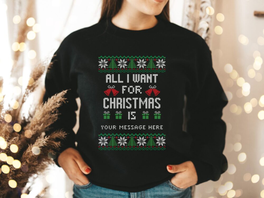 Funny ugly sweater personalized gift