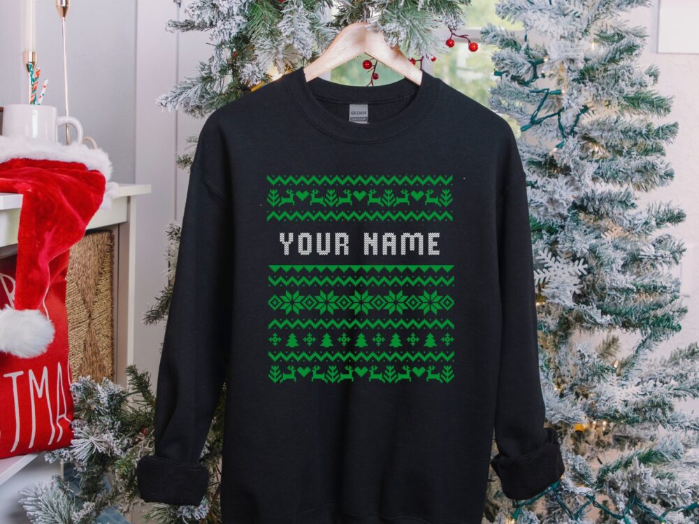 Christmas gift personalized ugly sweater