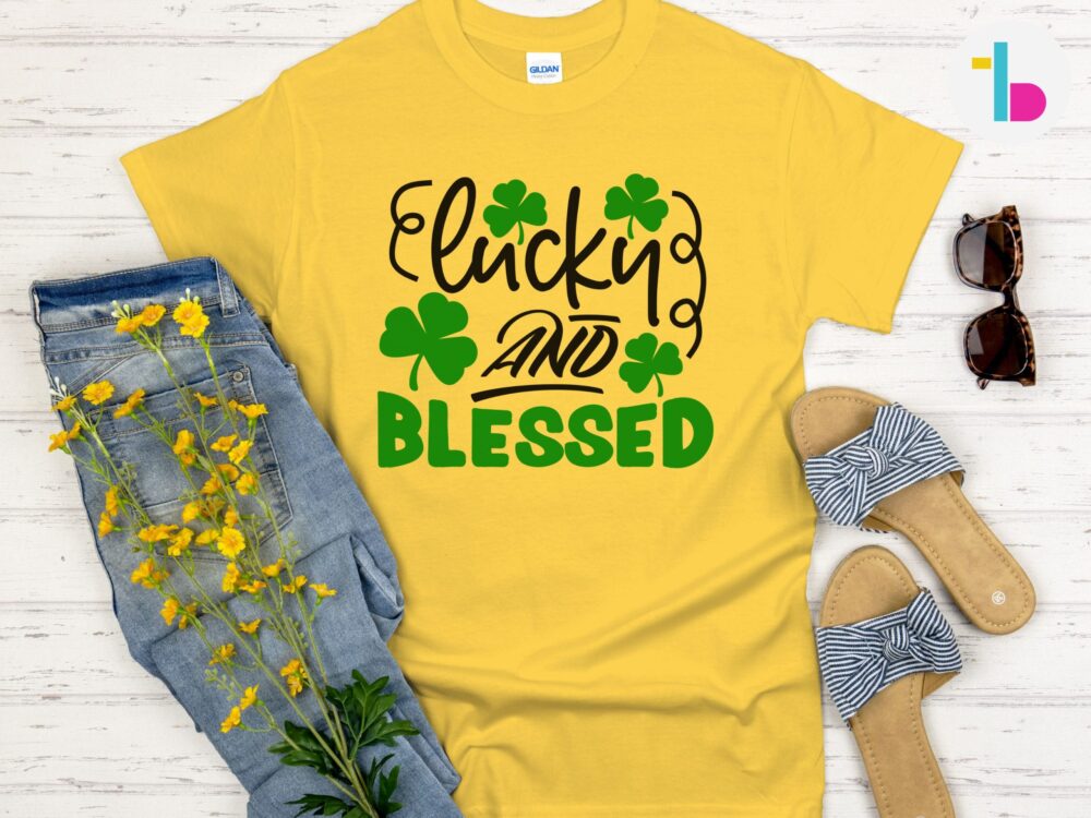 Lucky and blessed shirt