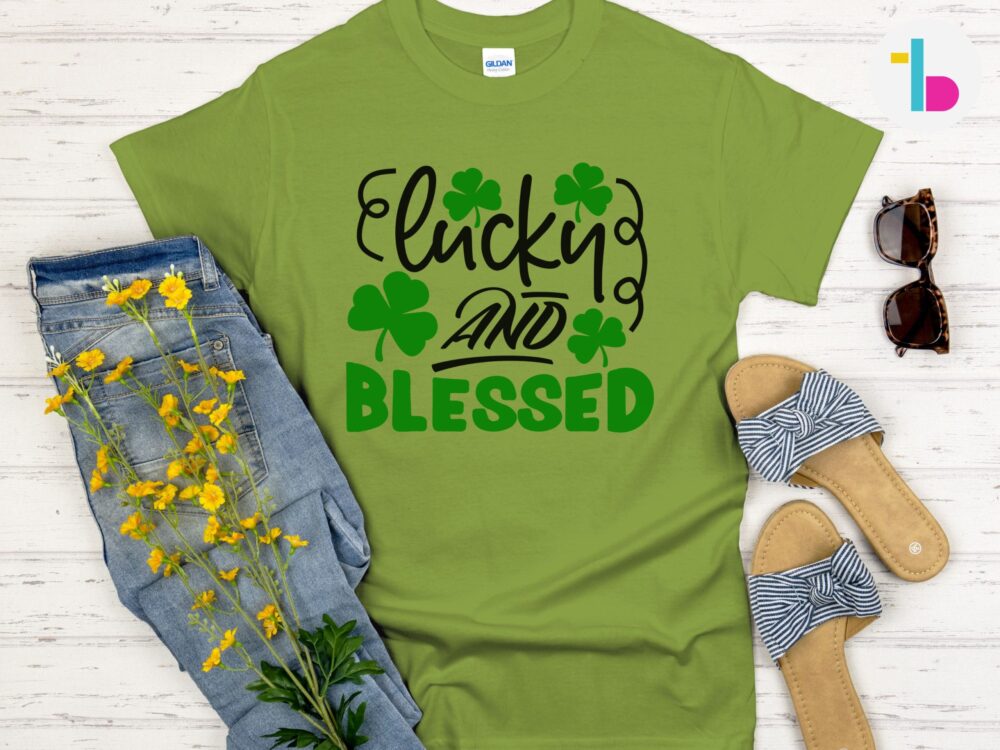 Lucky and blessed shirt