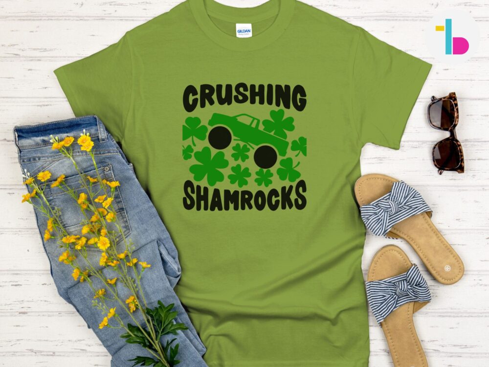 Crushing shamrocks tee, St Patricks day shirt, St Pattys day tshirt