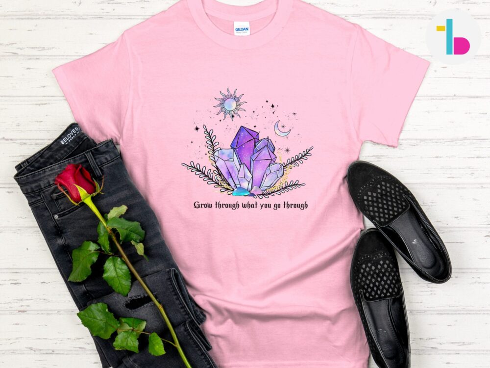 Crystals mystical shirt, Womens inpirational shirt