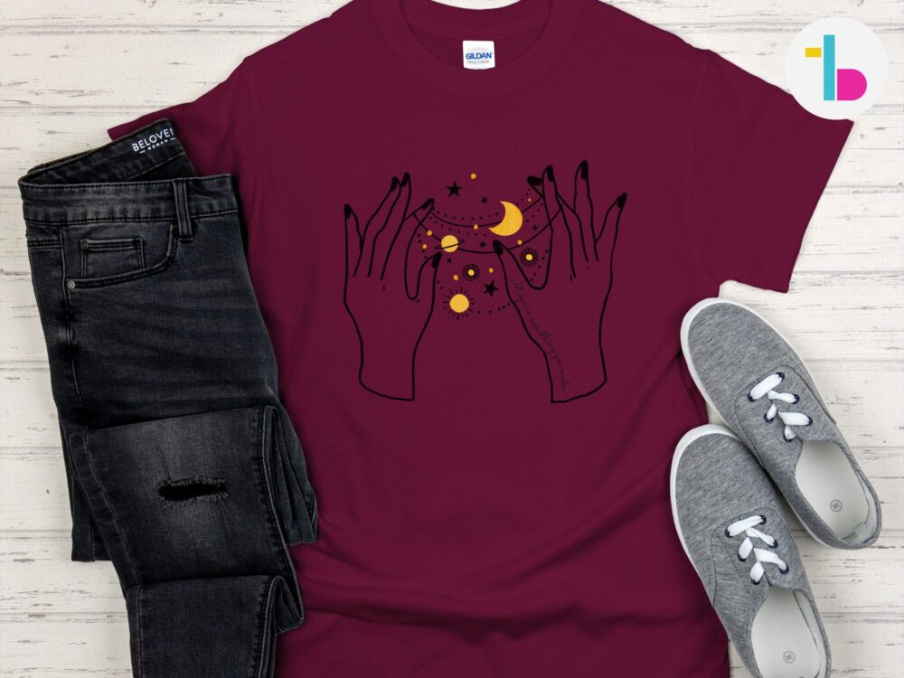 Mystical hands tshirt, Witchy shirt