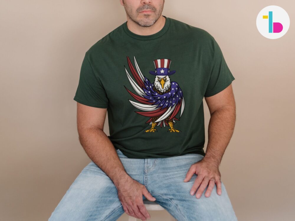 USA eagle shirt, American flag shirt, Patriotic shirt