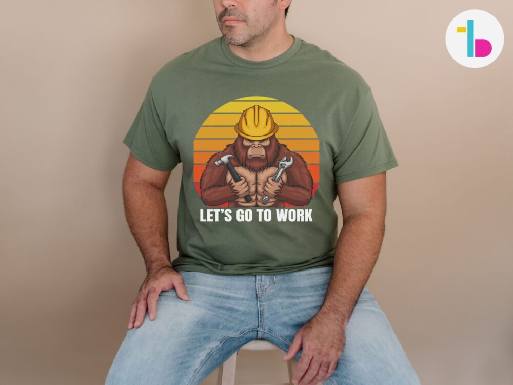 Bigfoot builder shirt, Builder gift