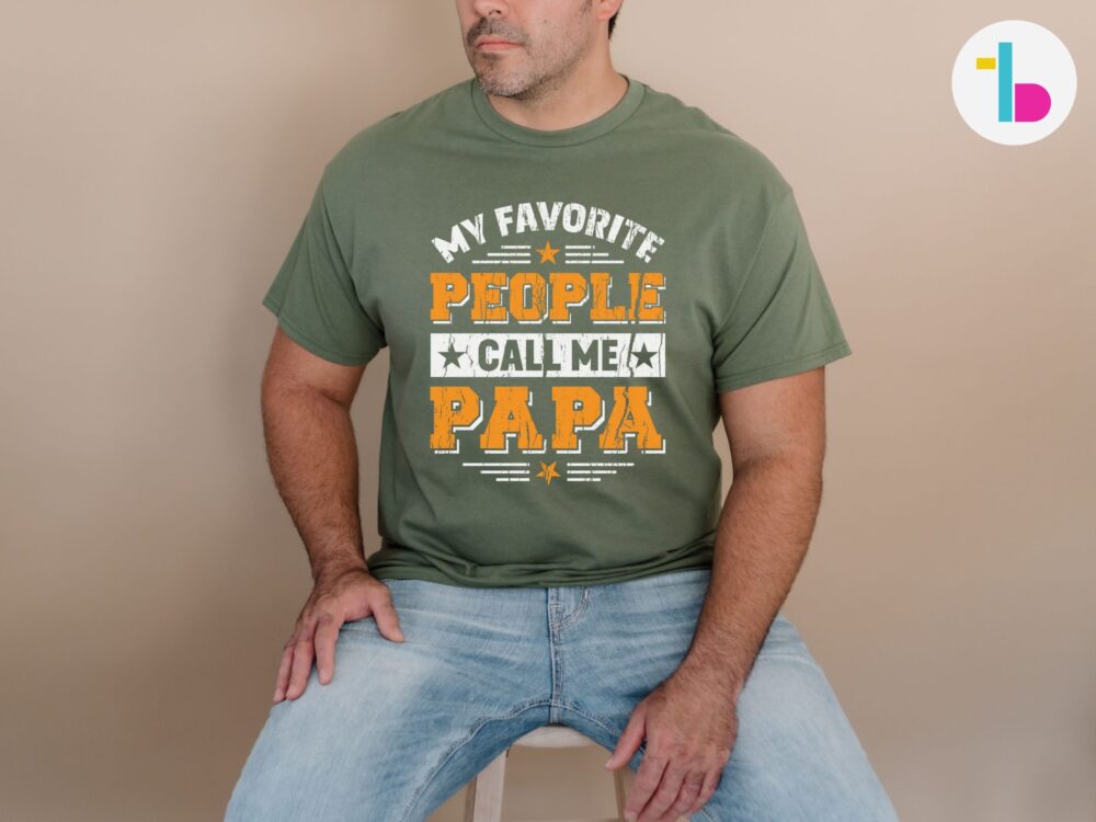 Papa shirt, Retro papa gifts, Gift for papa