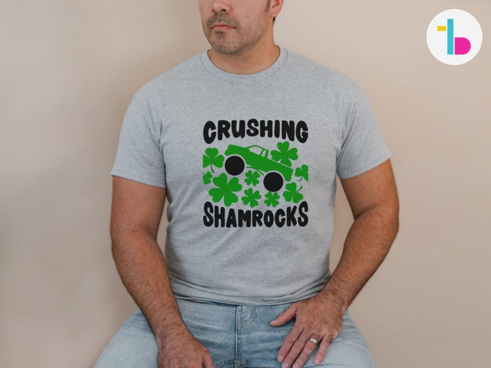 Crushing shamrocks tee, St Patricks day shirt, St Pattys day tshirt