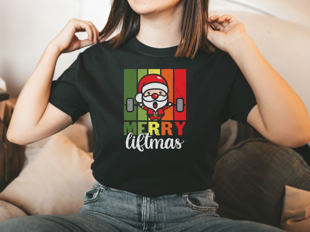 Weighlifting Christmas shirt