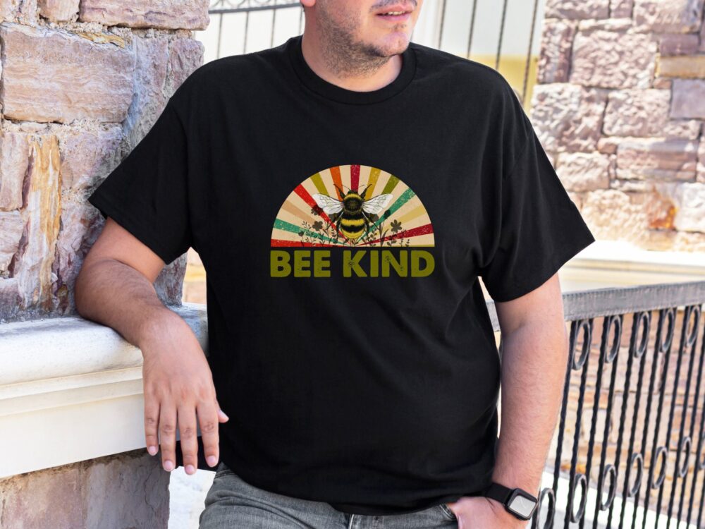 Bee kind retro shirt