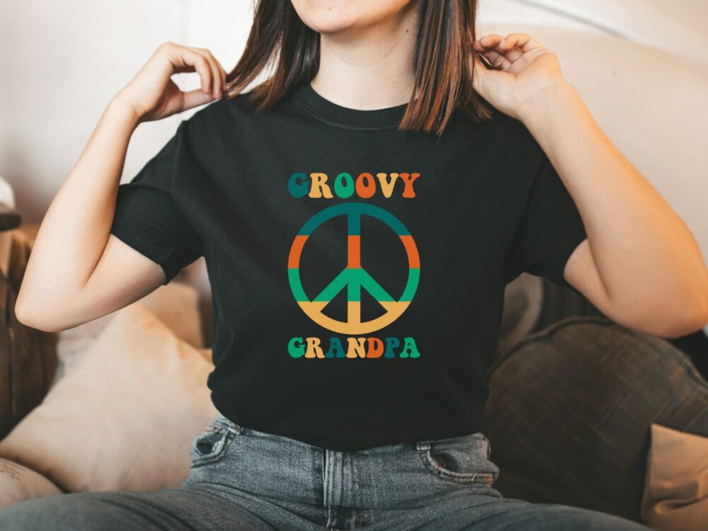 Groovy grandpa, Parents Christmas gift, Grandparents gift, Grandpa shirt