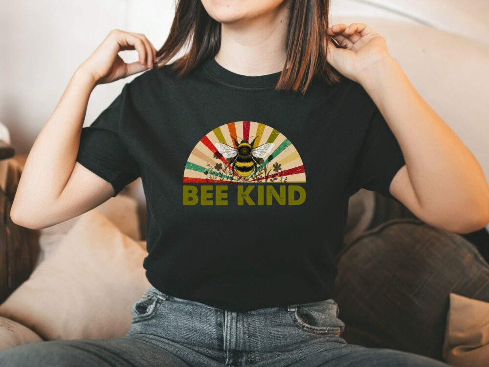 Bee kind retro shirt