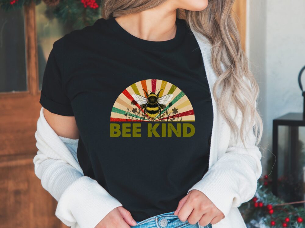 Bee kind retro shirt