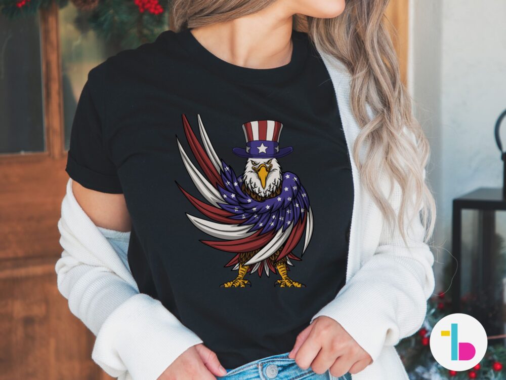 USA eagle shirt, American flag shirt, Patriotic shirt