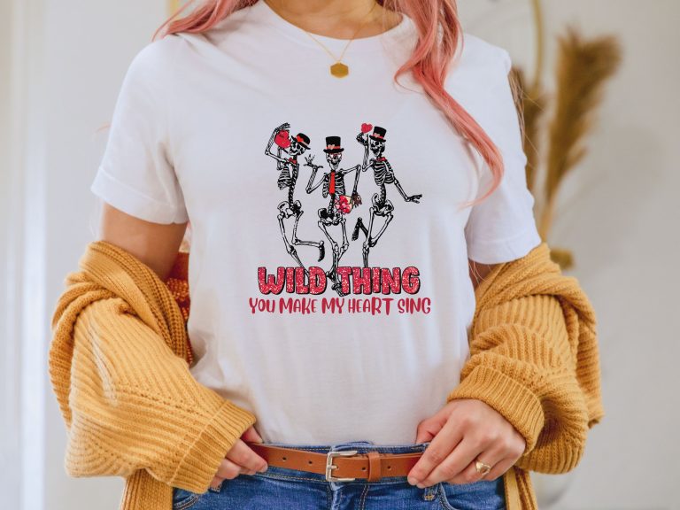 Dancing skeletons funny shirt, Valentine day shirt