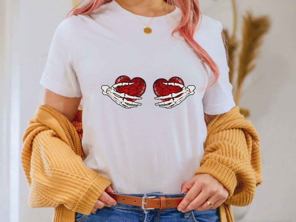 Valentine day shirt, Valentine day gift, Red heart shirt