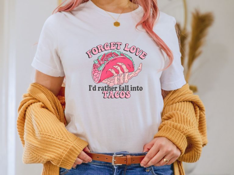 Anti Valentine Day shirt, Sarcastic shirt, Tacos t-shirt