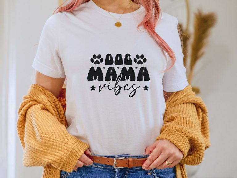 Dog mama vibes shirt, Mothers day gift, Dog mom gift