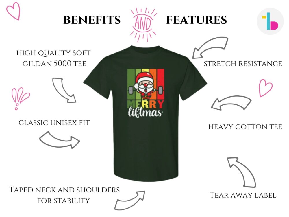 Weighlifting Christmas shirt