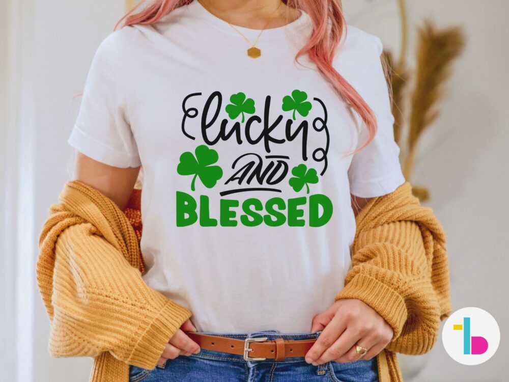 Lucky and blessed shirt