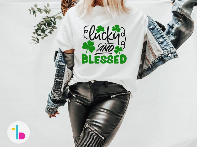 Lucky and blessed shirt