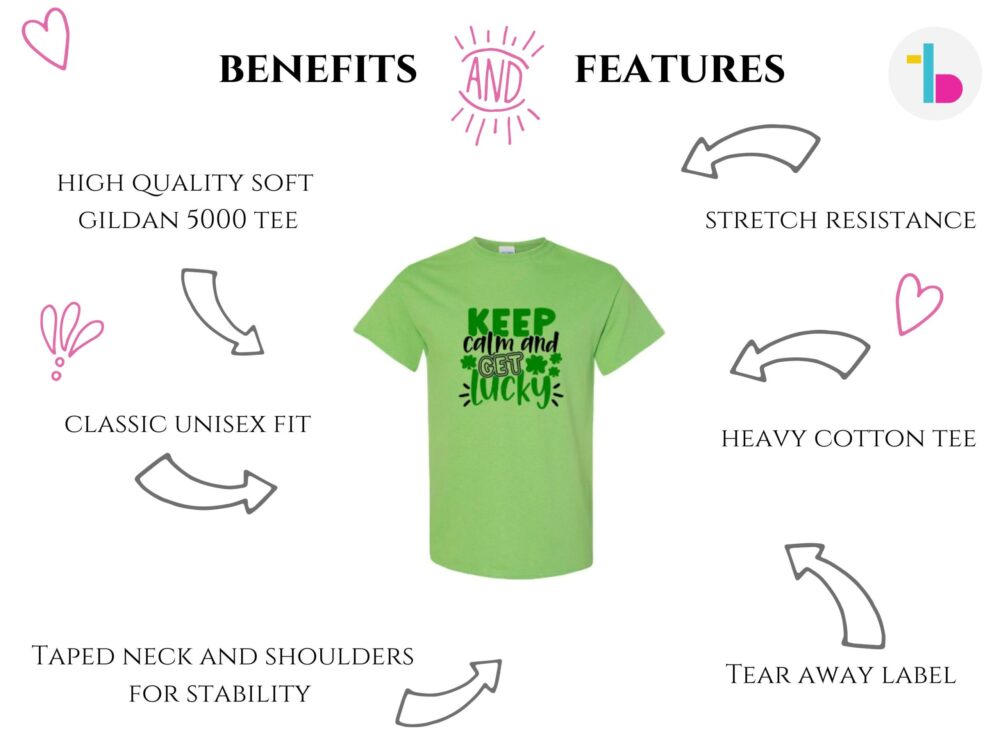 Keep calm and get lucky Irish shirt