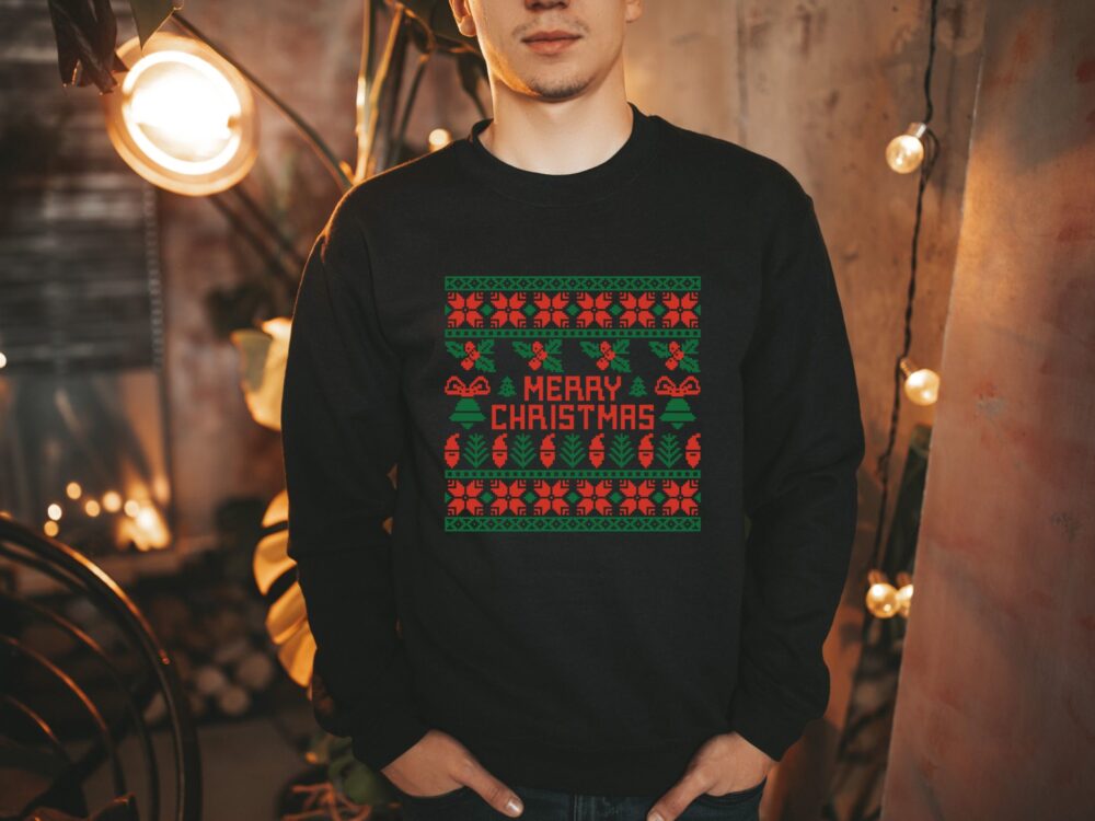 Christmas Merry Christmas ugly pullover