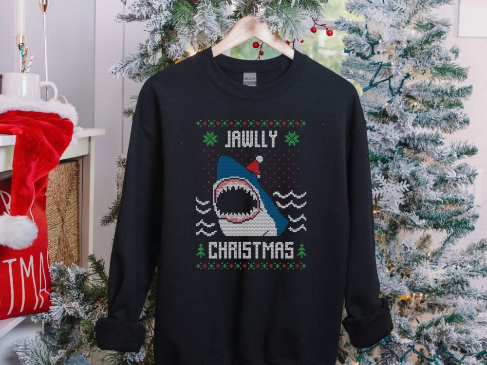 Shark Christmas sweatshirt