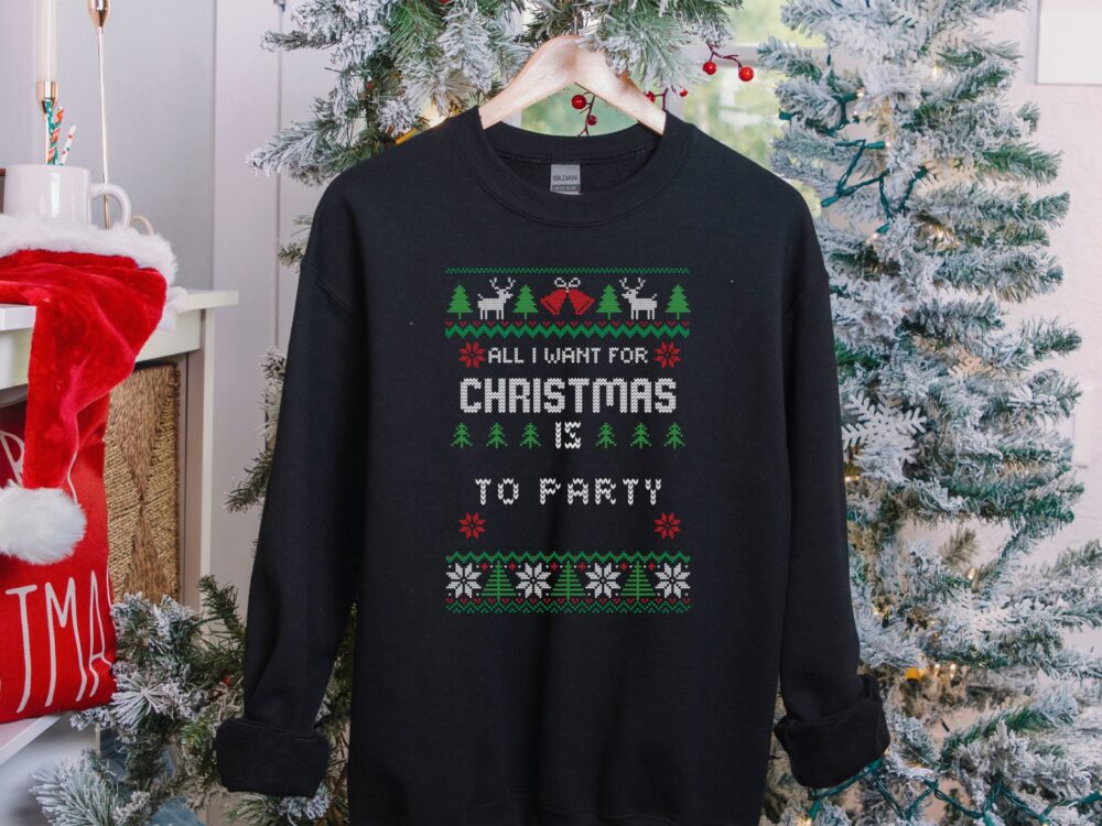 Christmas party sweatshirt