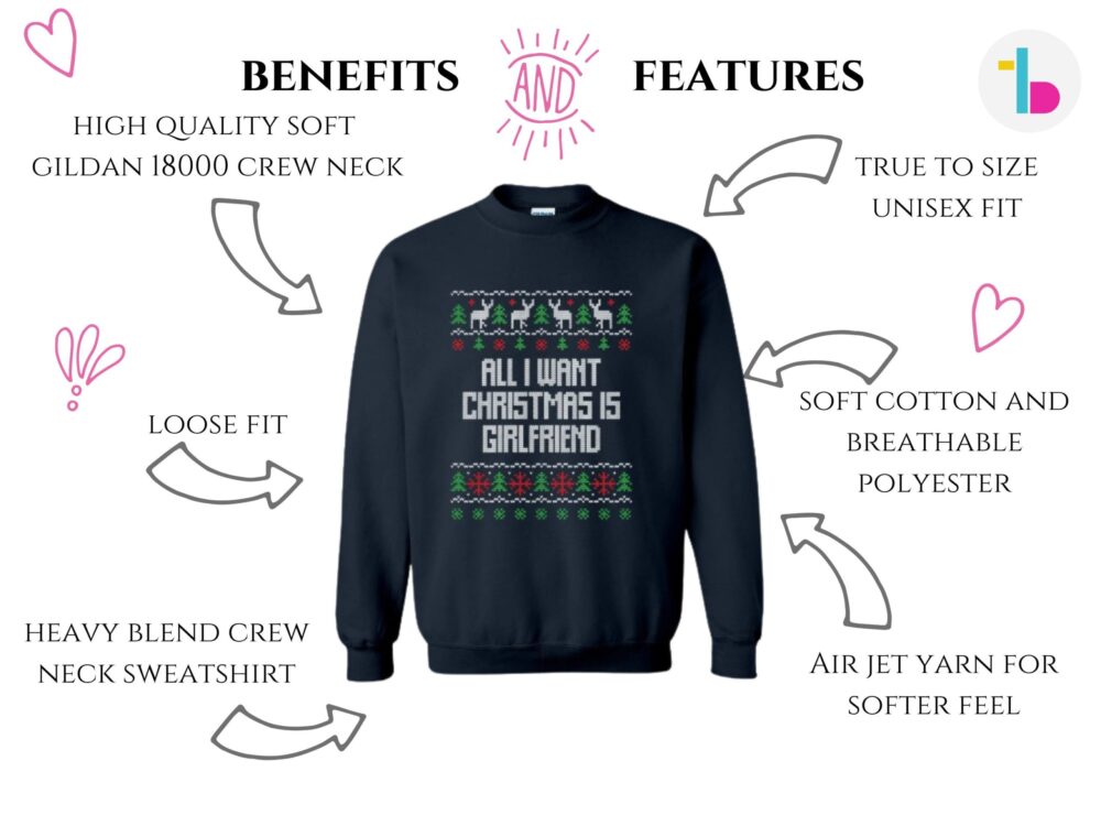 Sarcastic funny ugly Christmas sweater gift for men