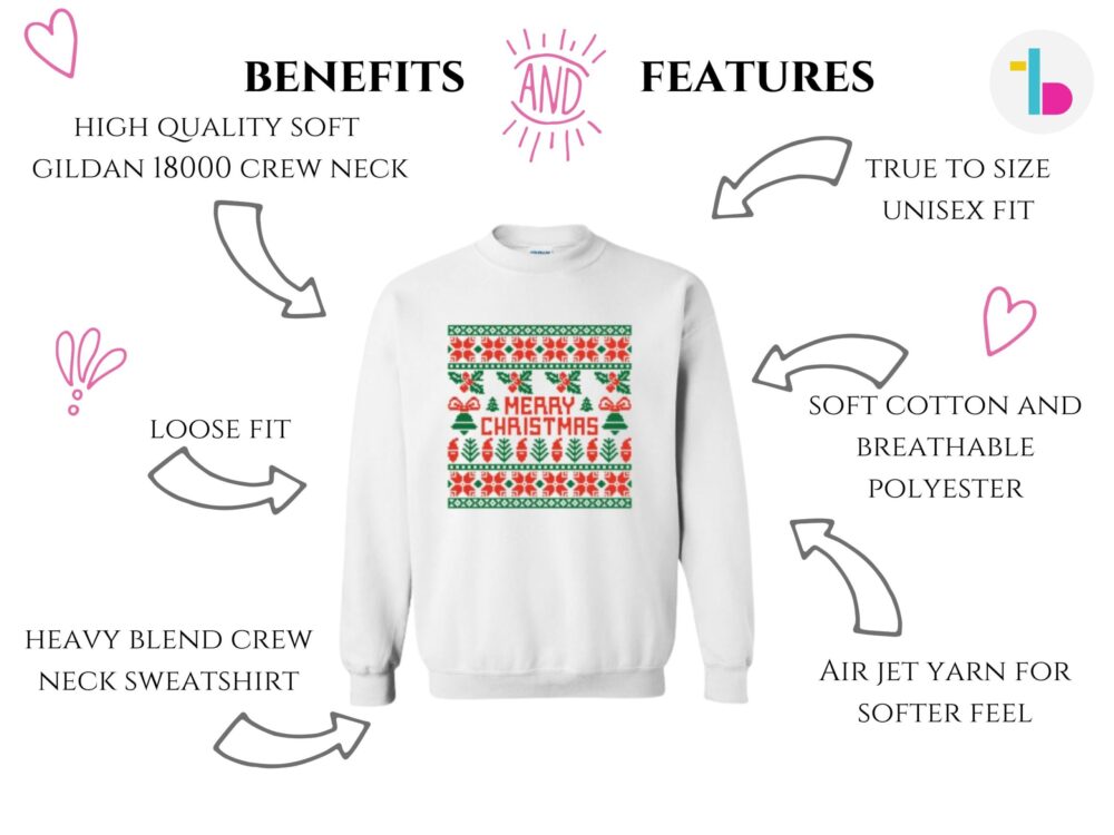 Christmas Merry Christmas ugly pullover