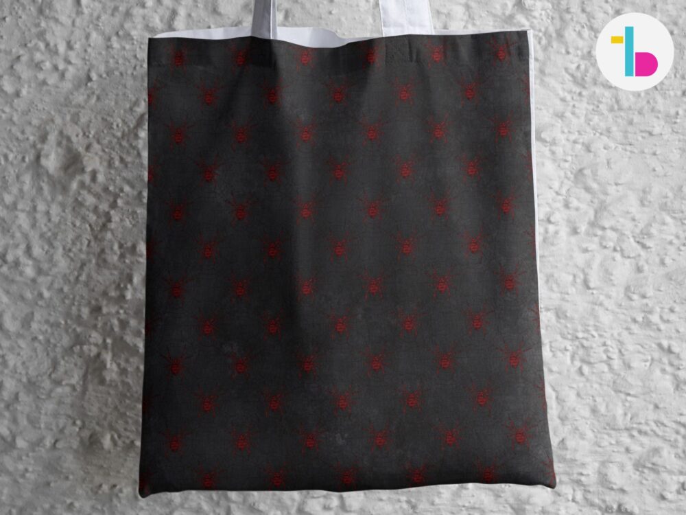 Vampire blood drops large tote bag