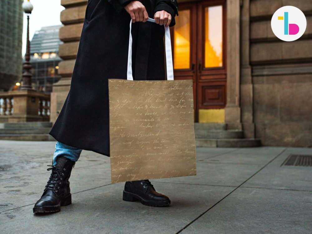 Golden steampunk tote bag